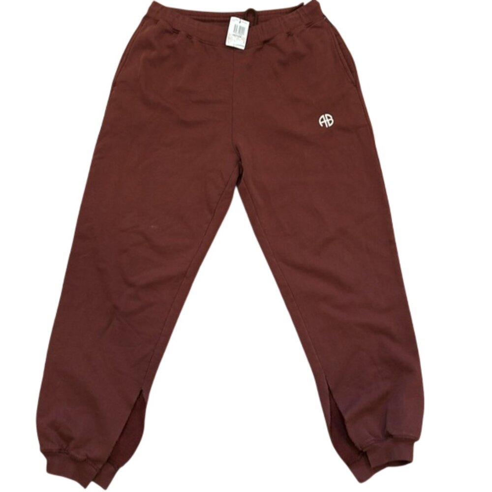 ANINE BING Tyler Jogger – Dark Cherry – Size M